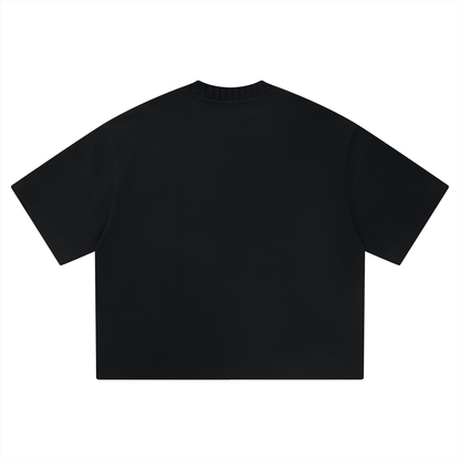 Heritage H Knitted Neck Short-Sleeve T-Shirt