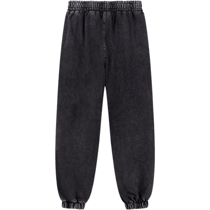peace purity and presence women’s cotton sweatpants black back view