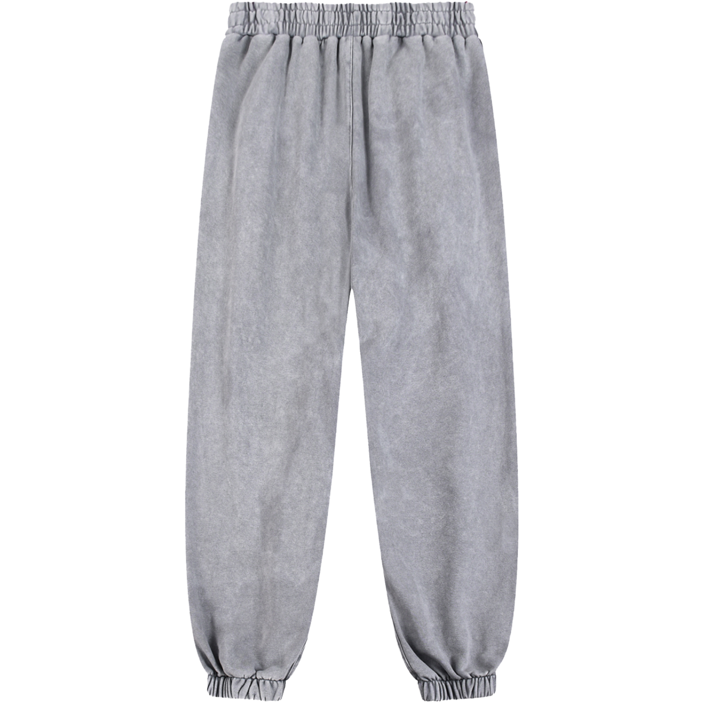 peace purity and presence women’s cotton sweatpants light gray back view