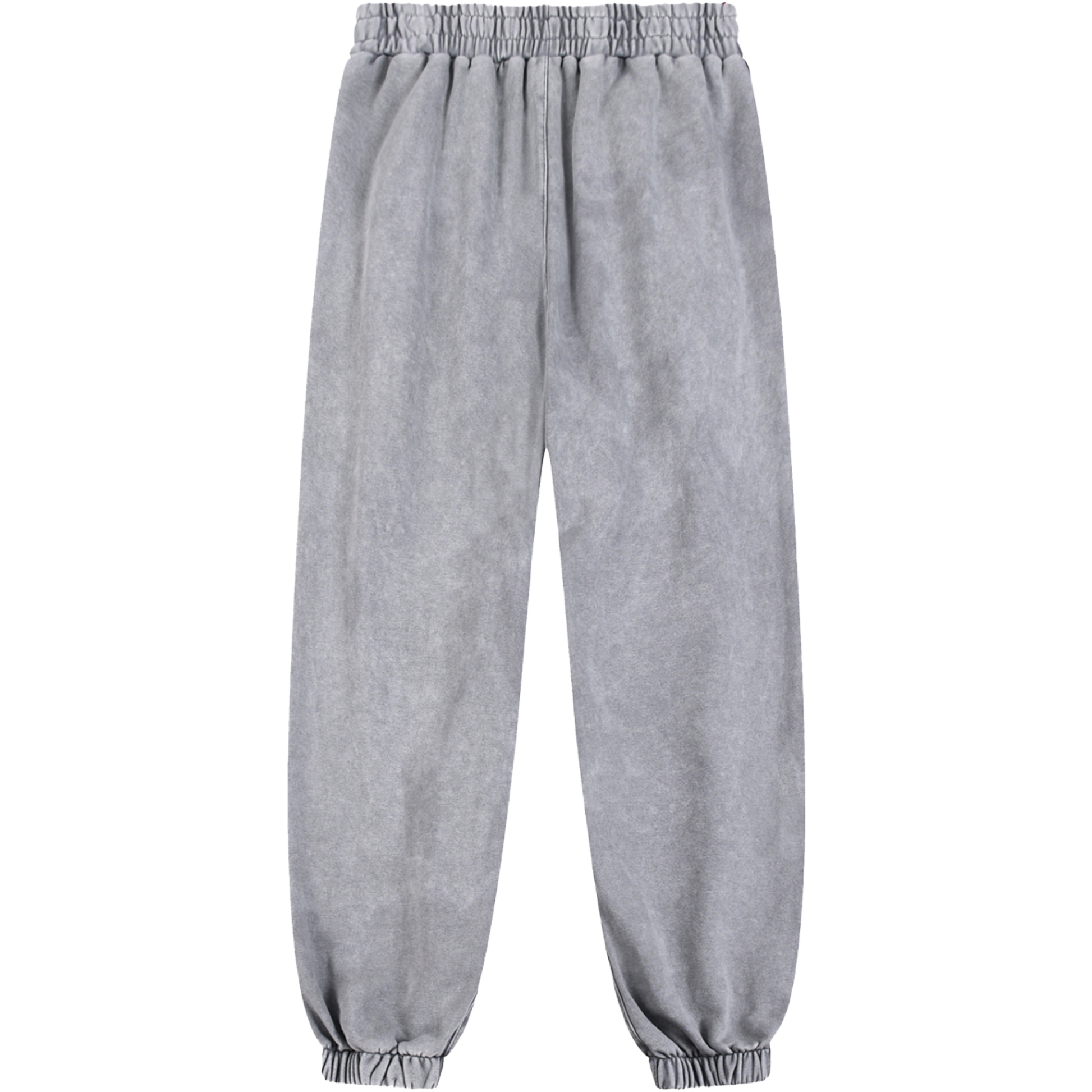 peace purity and presence women’s cotton sweatpants light gray back view