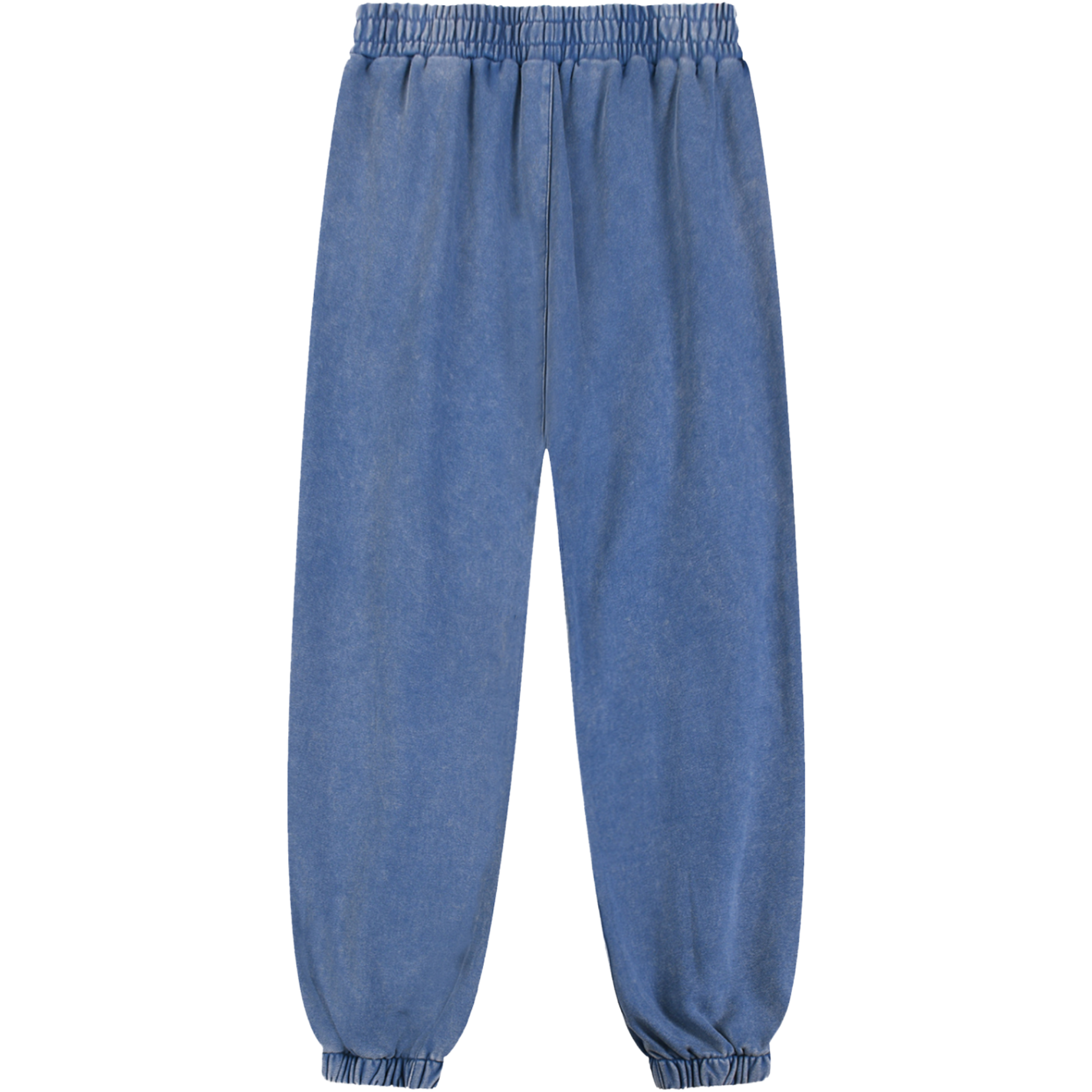 peace purity and presence women’s cotton sweatpants royal blue back view