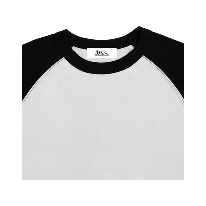Two-Tone Raglan Short-Sleeve T-Shirt