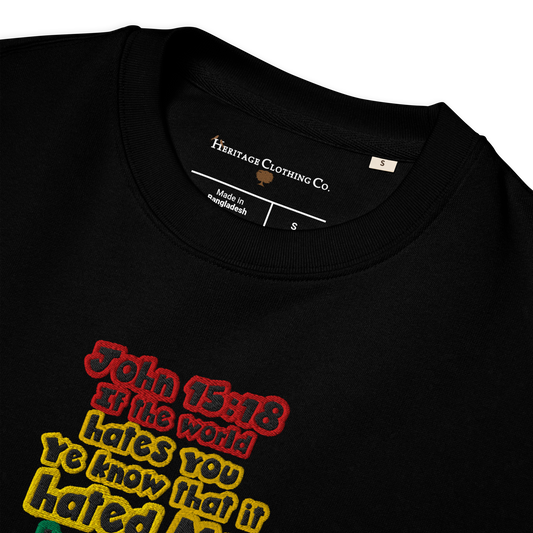 Hated Me First Embroidered Sweatshirt