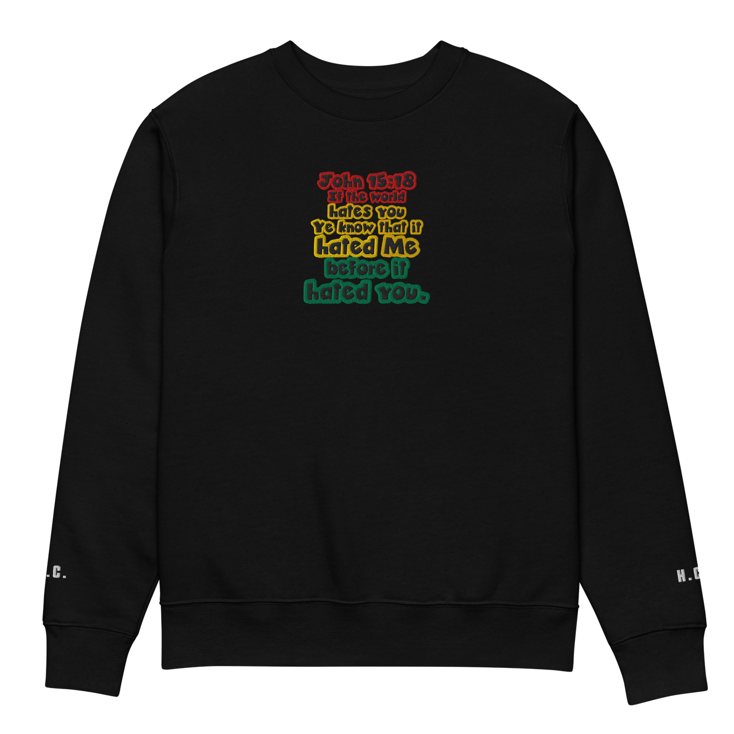 Hated Me First Embroidered Sweatshirt