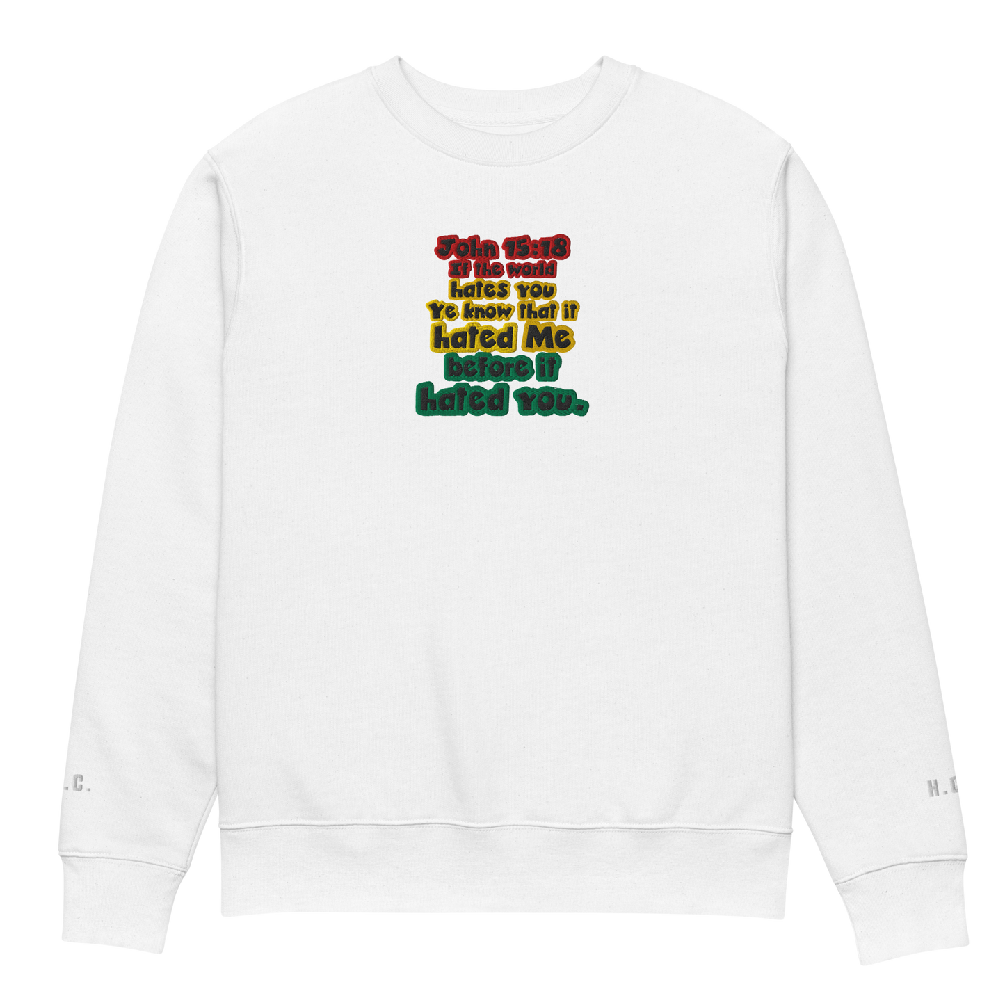 Hated Me First Embroidered Sweatshirt