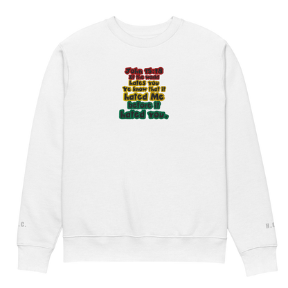 Hated Me First Embroidered Sweatshirt