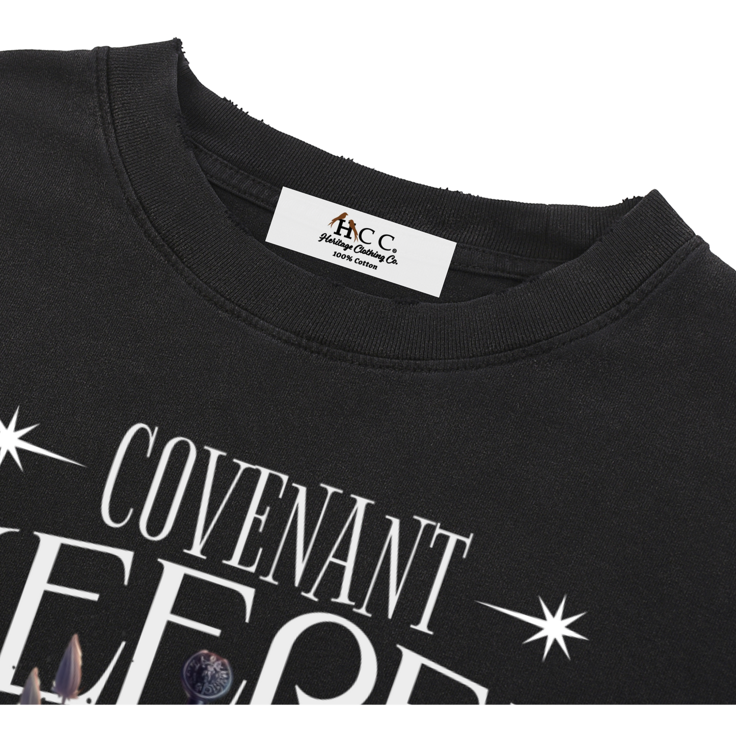 Covenant Keeper Women's Distressed Hem T-Shirt